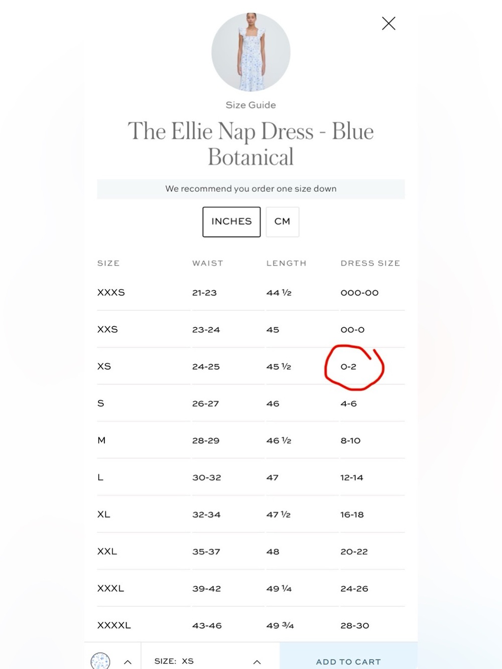 HILL HOUSE •• The Ellie Nap Dress •• In Blue Botanical Size XS - Picture 10 of 10